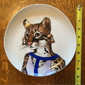 West Elm Dapper Animal Plate - Cheetah